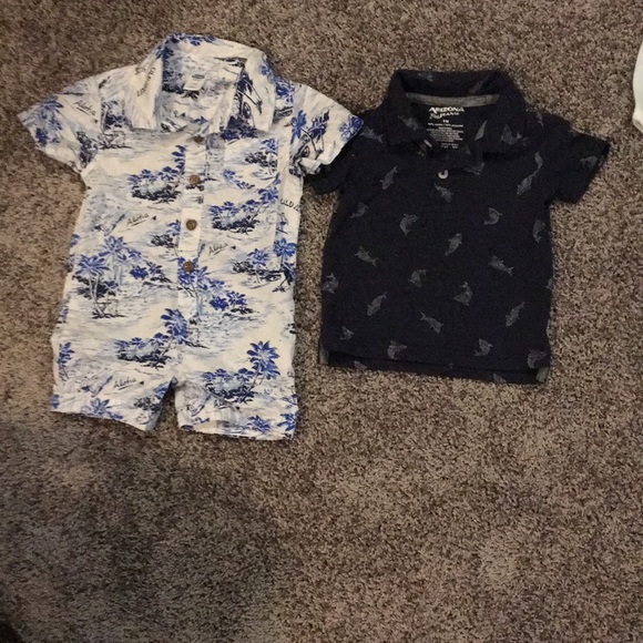 Two baby boy 6M shirts - Picture 1 of 1